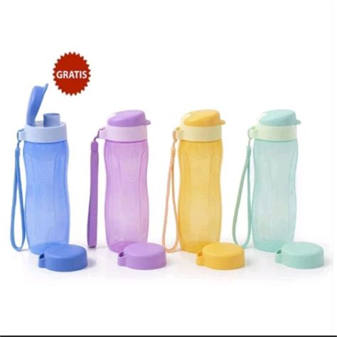 Jual Tupperware Botol Minum Eco Bottle Fashion 500ml Free Tutup Ulir