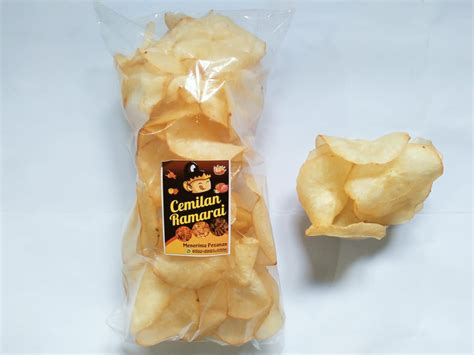 Keripik Singkong Original 100 Gram Keripik Singkong Enak Dan Renyah