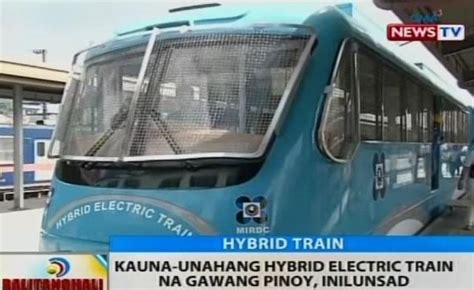 Dost Launches Very First Pinoy Made Hybrid Train