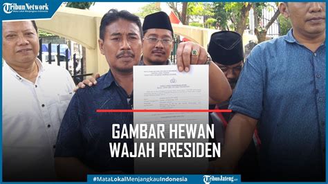 Relawan Sahabat Ganjar Laporkan Penghina Jokowi Gambar Hewan Wajah