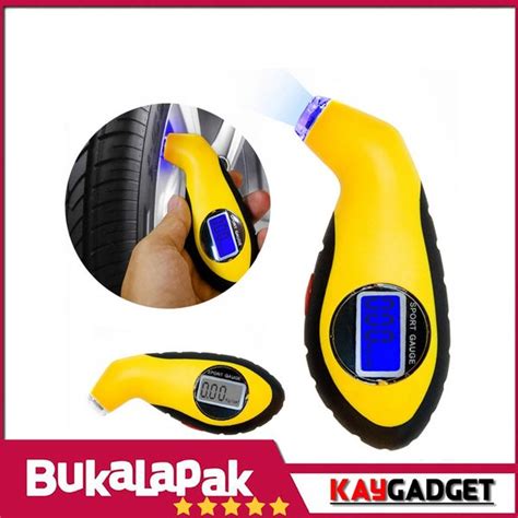 Jual Manometer Tekanan Ban Mobil Digital Tire Gauge LCD Barometers