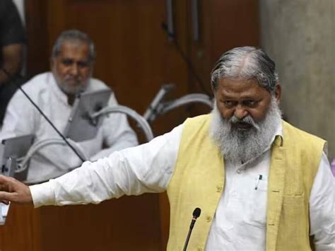 Nuh Violence Orchestrated By Congress Haryana Home Minister Anil Vij