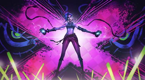 Download Jinx League Of Legends Tv Show Arcane 4k Ultra Hd Wallpaper