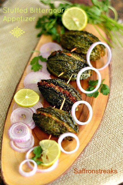 Bharwan Karela Pan Roasted Stuffed Bitter Gourd Melon In Andhra