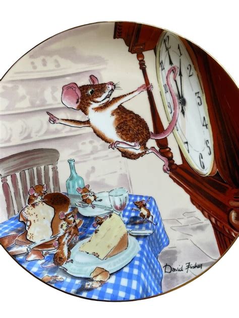 Coalport Nursery Rhyme Series Plate Hickory Dickory Dock Hot Sex Picture