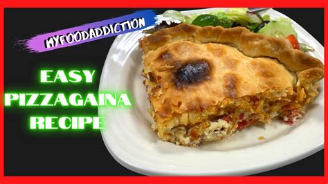 Easy Amazing Pizzagaina Recipe Asmr Youtube