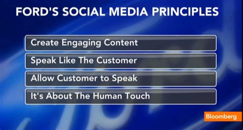 Social Media Principles As Shared By Ford Global Scott Monty Beef