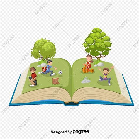 Rvore De Vetor Livros Infantis Dos Desenhos Animados Clipart De