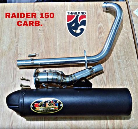 TAIKOM RAIDER 150 CHICKEN PIPES POWER EXHAUST Lazada PH