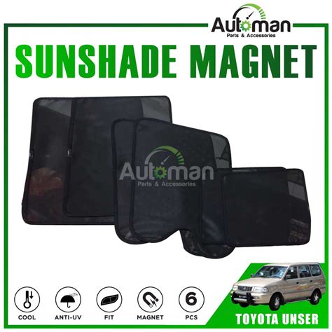 Car Magnet Sunshade For Toyota Fortuner Harrier Rush Vios Sienta Hilux