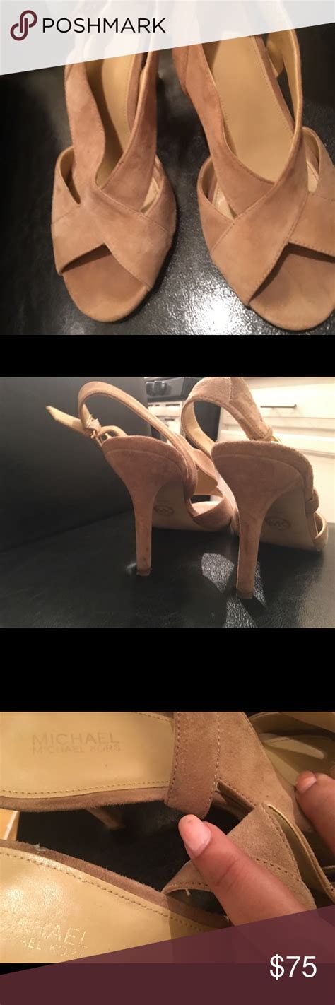 Michael Kors Tan Heels Tan Heels Heels Michael Kors Shoes Heels