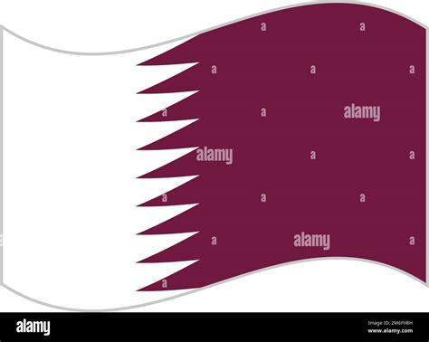 State Of Qatar Emblem Stock Vector Images Alamy