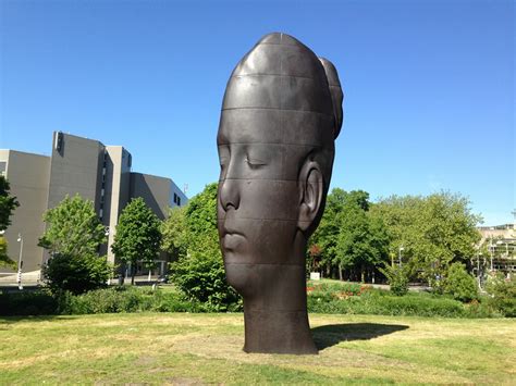 Public Art Large Head Duna Bronze Sculpture By Jaume Plensa Aongking