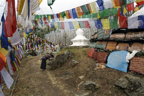 Photographies Sikkim Matthieu Ricard Stoupas Stupas Tashiding