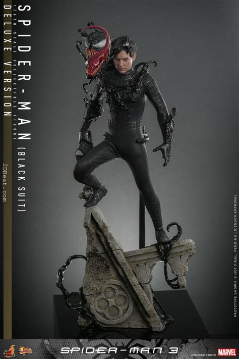 Hot Toys MMS Spider Man Spider Man Black Suit Deluxe Ver DBeat