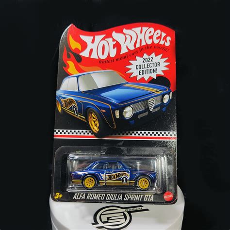 Hot Wheels Collector Edition Mail In Exclusive Alfa Romeo Giulia Sprint GTA With Protector