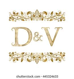 D M Vintage Initials Logo Symbol 스톡 벡터 로열티 프리 442116745 Shutterstock