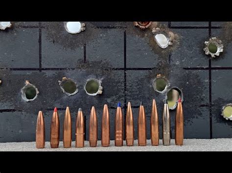 Testing Different Creedmoor Bullets On Steel Youtube