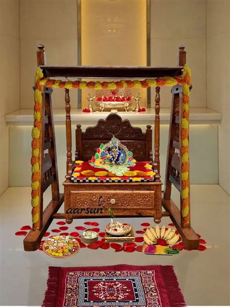 Most Attractive Beautiful Laddu Gopal Jhula Aarsun