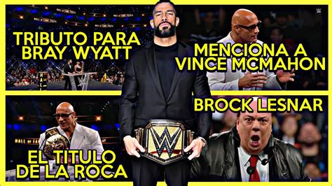 Wwe Hall Of Fame Resumen Analisis Youtube