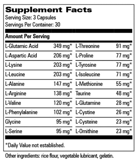 Amino Acid Complex – 90 capsules | Parker Health Solutions
