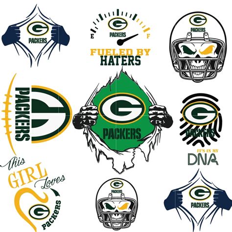 Green bay packers Svg, Football Team Logo Svg, Football Svg, NCAA Svg ...