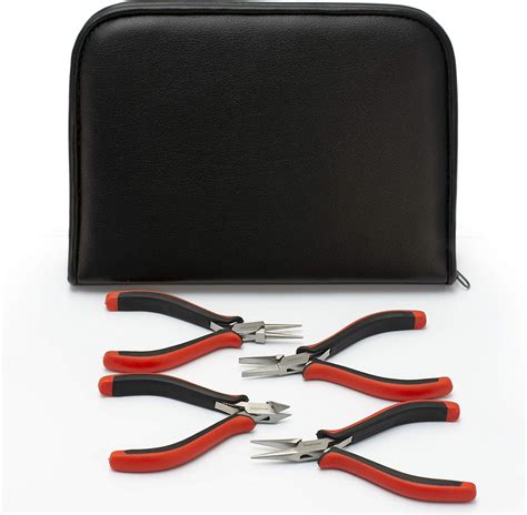 Amazon.com: The Beadsmith Ergonomic Pliers Set – Extra Fine Tips – 5 ...