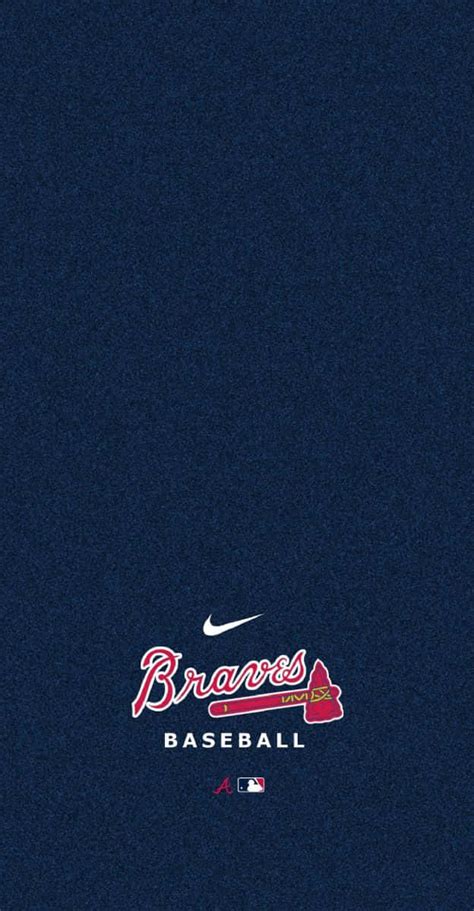 Atlanta Braves Word Atlanta With Red Color In Blue Background HD Braves