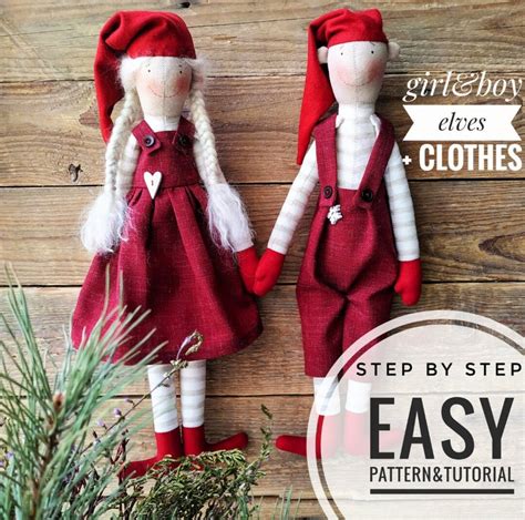 Easy Christmas Elf Pattern, Gnome in the Nordic Style of Maileg Insp ...