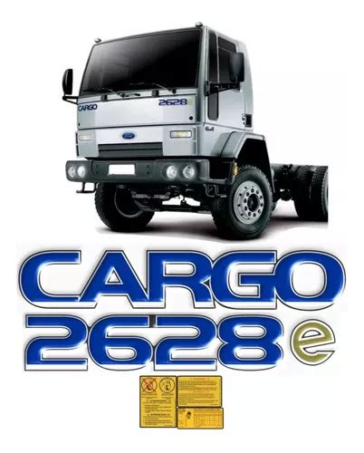 Adesivo Emblema Resinado Capo Caminhão Ford Cargo 2628e Parcelamento