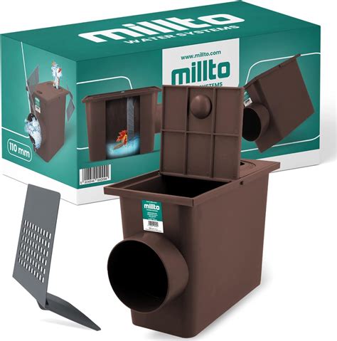 Millto Tuyau Drainage Goutti Re Avec Filtre Mm Marron Drain D