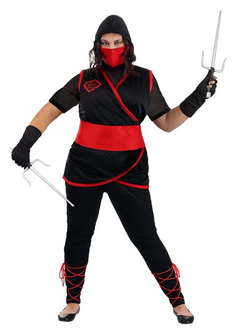 Plus Size Stealth Ninja Womens Costume