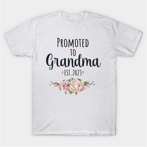 Promoted To Grandma Est 2023 New Grandma Announcement Promoted To