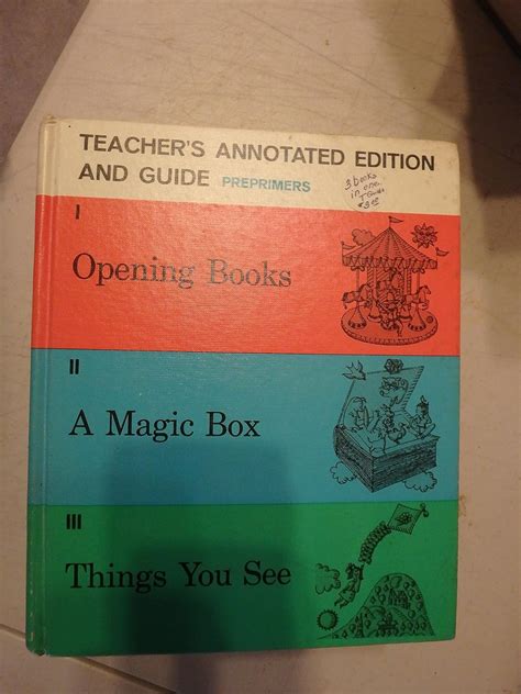 Teacher S Annotated Edition And Guide To Accompany Opening Books A