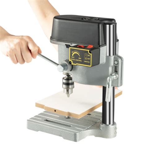 Portable Drill Press Electric Mini Drill Press Bench Small Benchtop