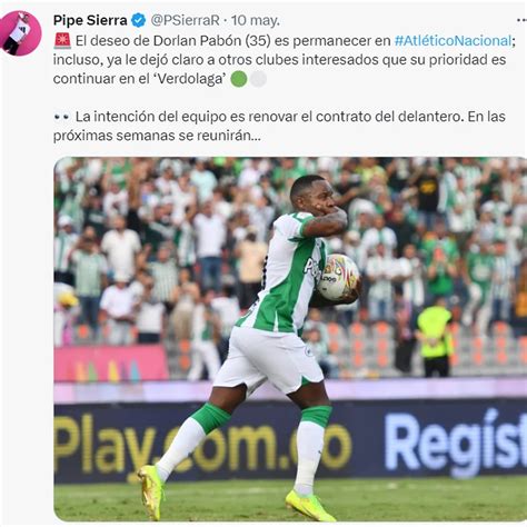 Dorlan Pabón Ya Habría Tomado Decisión Sobre Su Futuro En Atlético