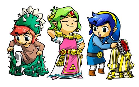 The Legend Of Zelda Triforce Heroes Nintendo Ds Artworks Images