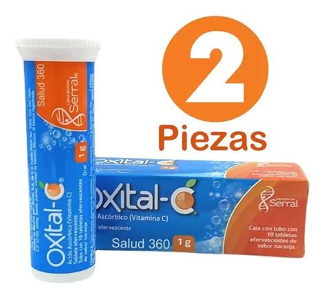 Vitamina C ácido Ascórbico Oxital C Efervescente 1gr 10tab