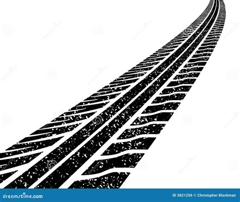 Tire Marks Stock Illustration Illustration Of Rubber 3821256