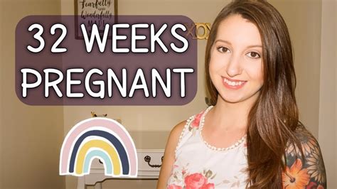 32 Weeks Pregnant Update Rainbow Baby Girl Erika Ann Youtube