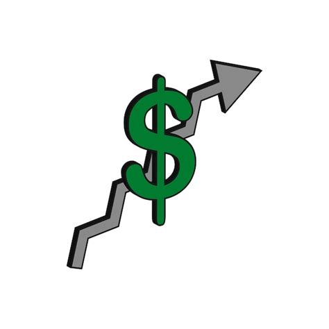 Premium Vector Dollar Rate Increase Icon Money Symbol With Stretching