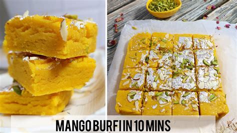 Just 5 Ingredients Mango Burfi Recipe आम की बर्फी सिर्फ 15 मिनट में