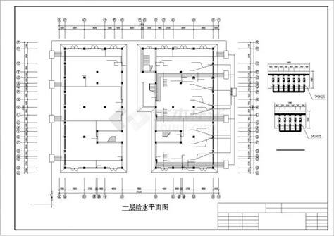 某地长37米 宽304米 6层凹型商住楼水施电施工图住宅小区土木在线