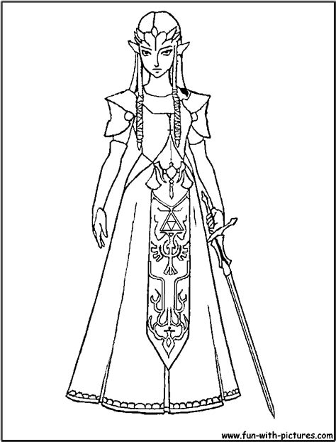 Zelda Coloring Pages To Download And Print For Free