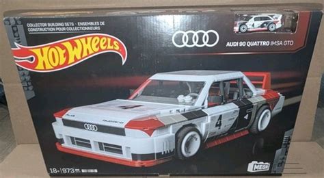 Mega Bloks Hot Wheels Audi Quattro Imsa Gto Us Seller New In Box Ebay
