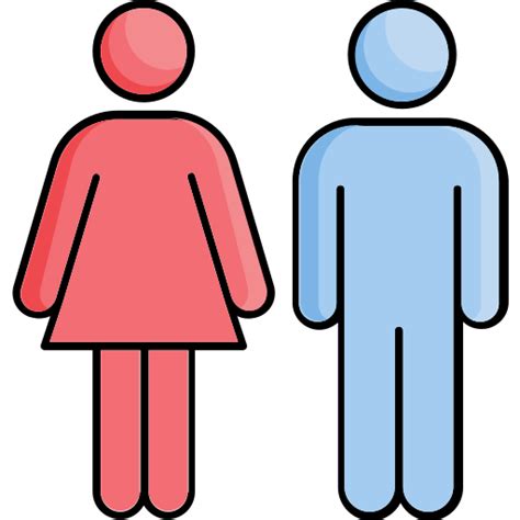 Male Female Generic Color Lineal Color Icon