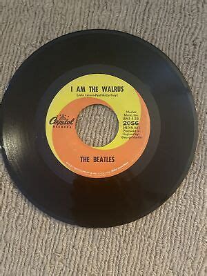 The Beatles Hello Goodbye I Am The Walrus Rpm Vinyl Capitol