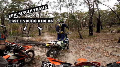 Enduro Epic Single Trails With Fast Riders Youtube