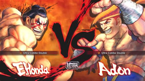 Ultra Street Fighter 4 E Honda Vs Adon [hardest] Youtube