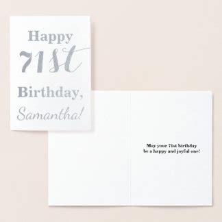 Happy 71st Birthday Cards - Greeting & Photo Cards | Zazzle